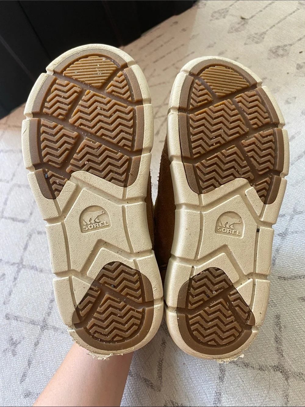 Sorel Kids Brown Suede Waterproof Ankle Boots